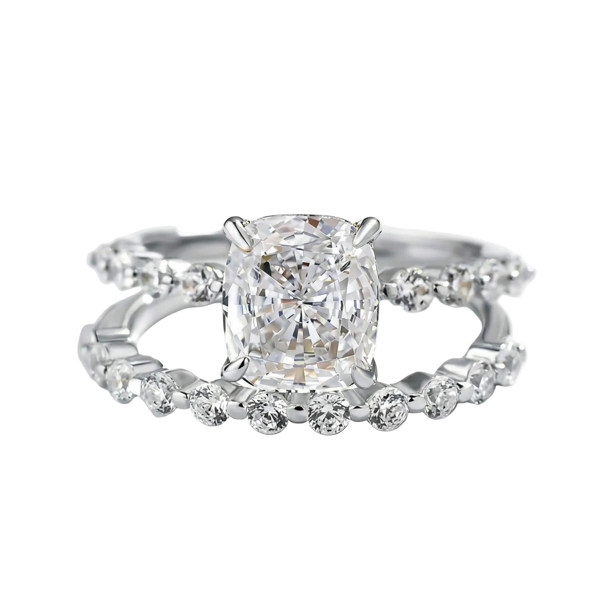 ENSEMBLE DE BAGUES | OR BLANC