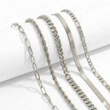 ELLIS RENNER ENSEMBLE DE BRACELETS - OR BLANC