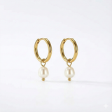 Bella Freshwater Pearl - Earrings