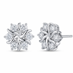 Camille Earrings | White gold