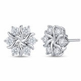 Camille Earrings | White gold