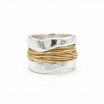 BAGUE FILS | ARGENT DORÉ