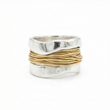 BAGUE FILS | ARGENT DORÉ