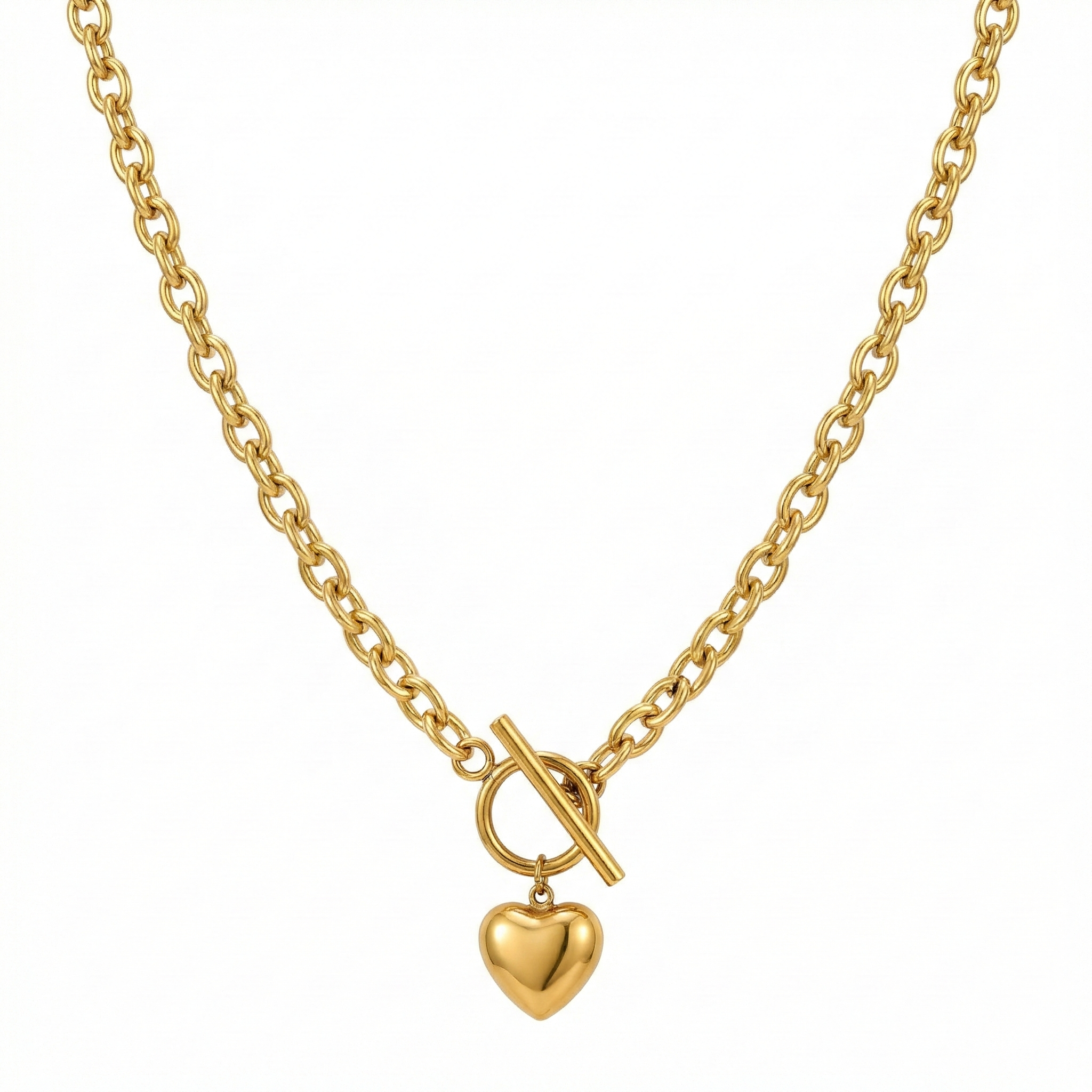 Heartened Chunky - Necklace