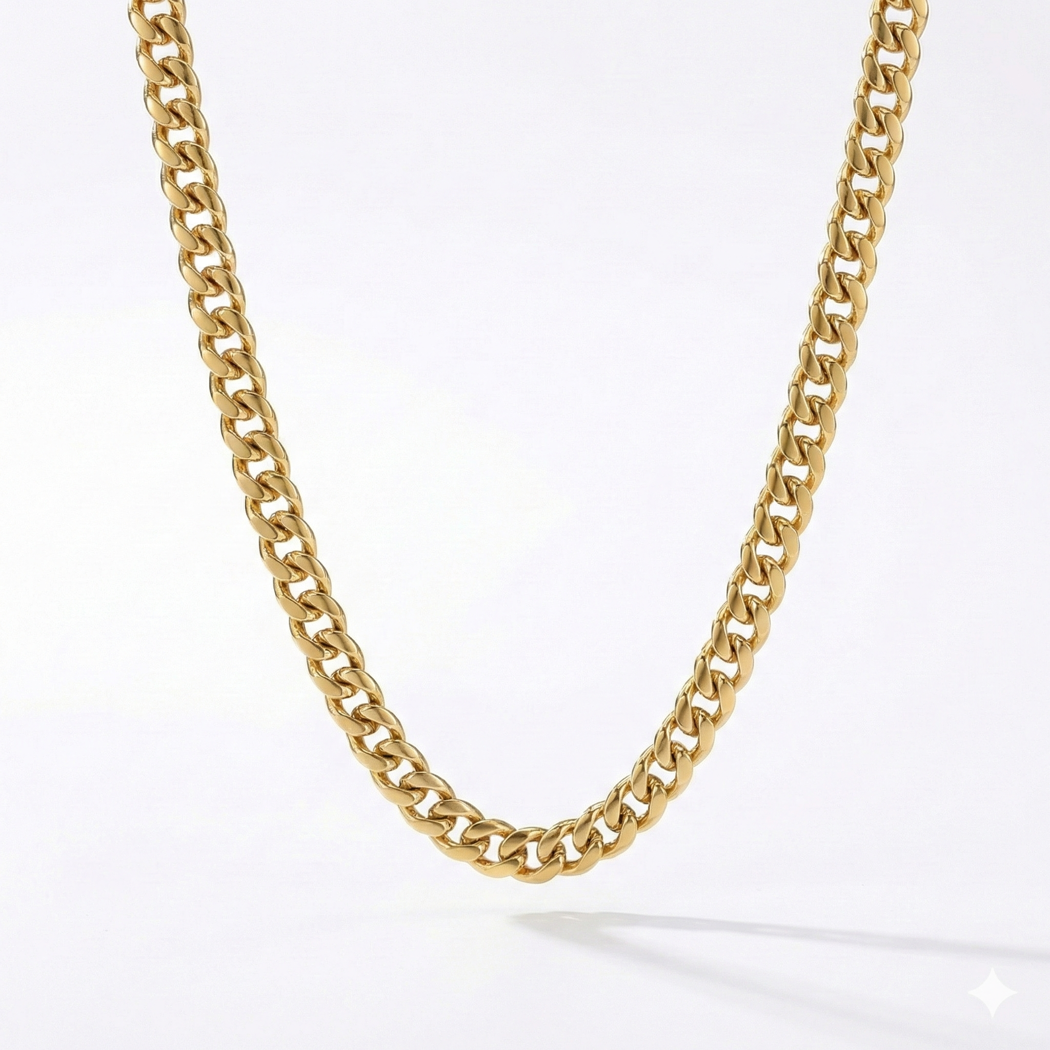 Chunky Cuban Link Necklace - Gold