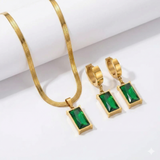 Iselotte Verdain Jewellery Set - Gold