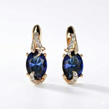 ROYAL MIDNIGHT BOUCLES PENDANTES - OR