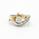 Vintage Irregular Diamond Ring