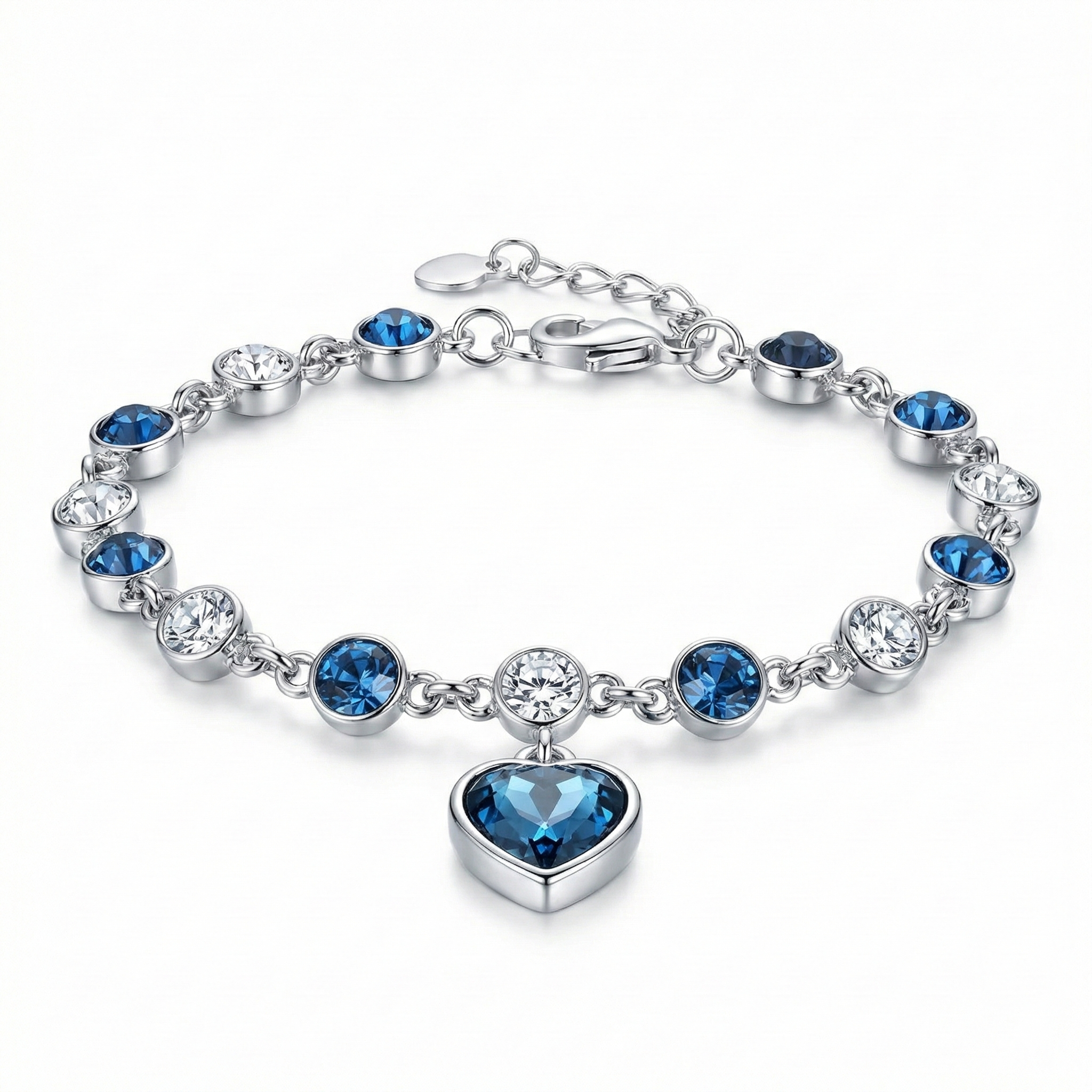 BRACELET OCÉAN CŒUR ÉCLAT
