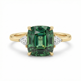 BAGUE VINTAGE VERT GEMME | OR