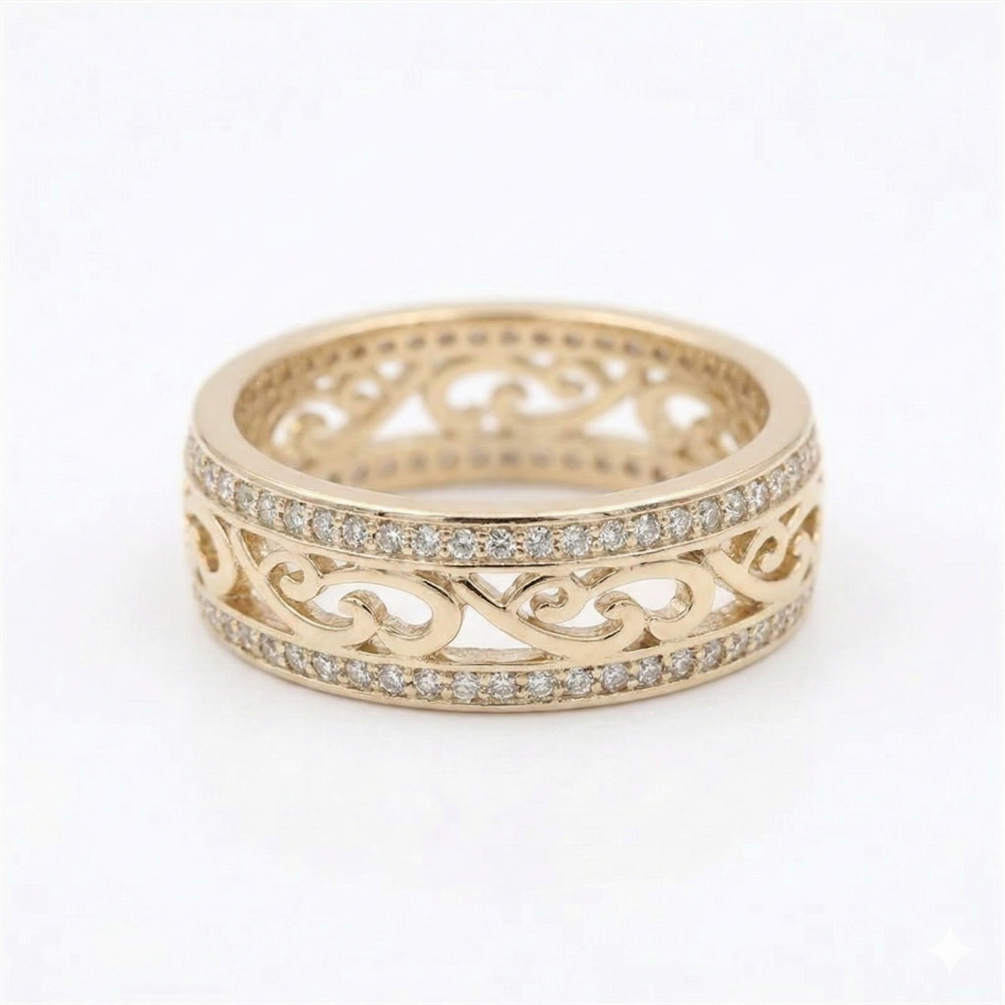 BRILLANT HOLLOW OR BAGUE - OR