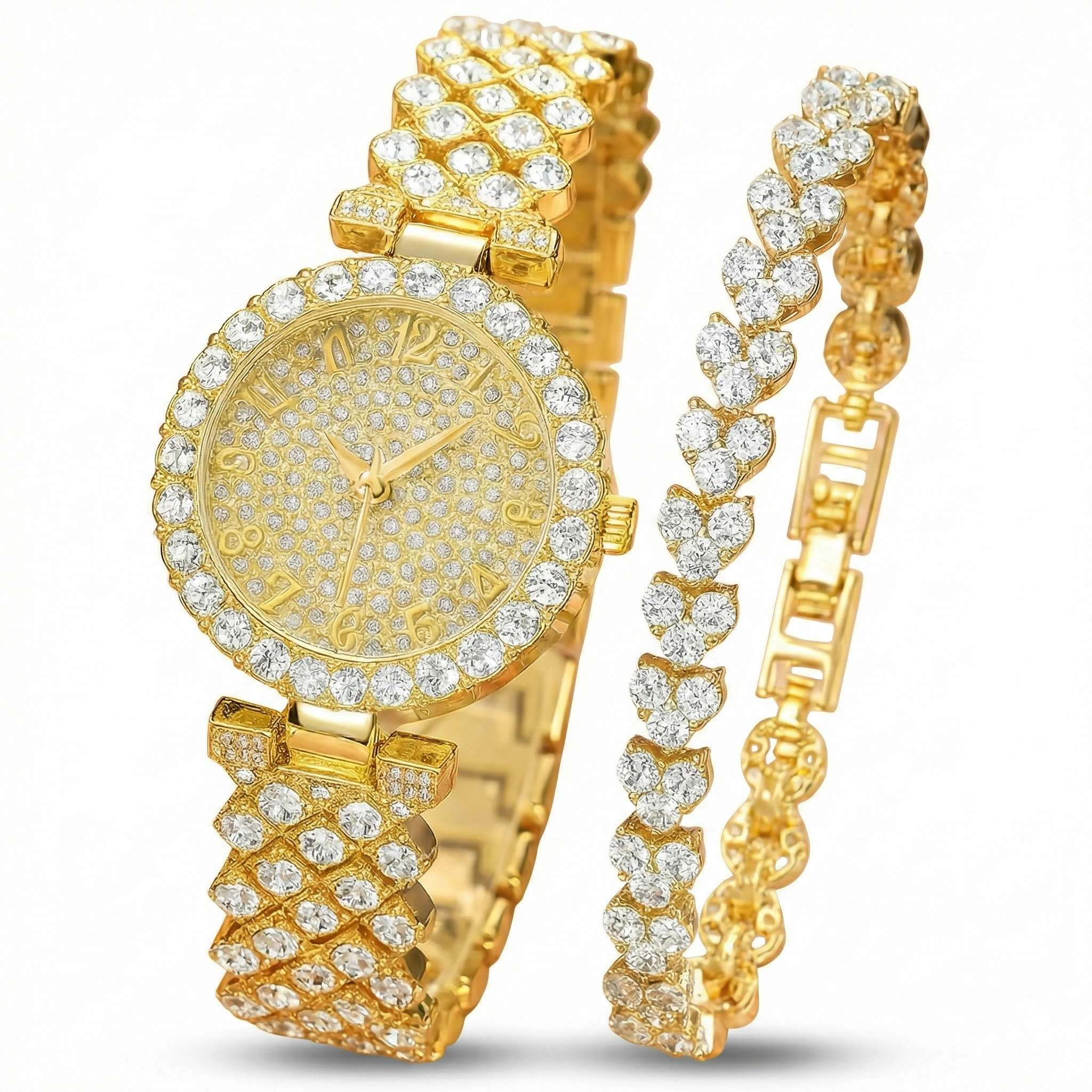 LUXE RADIANCE OR MONTREETENSEMBLE DE BRACELETS | OR