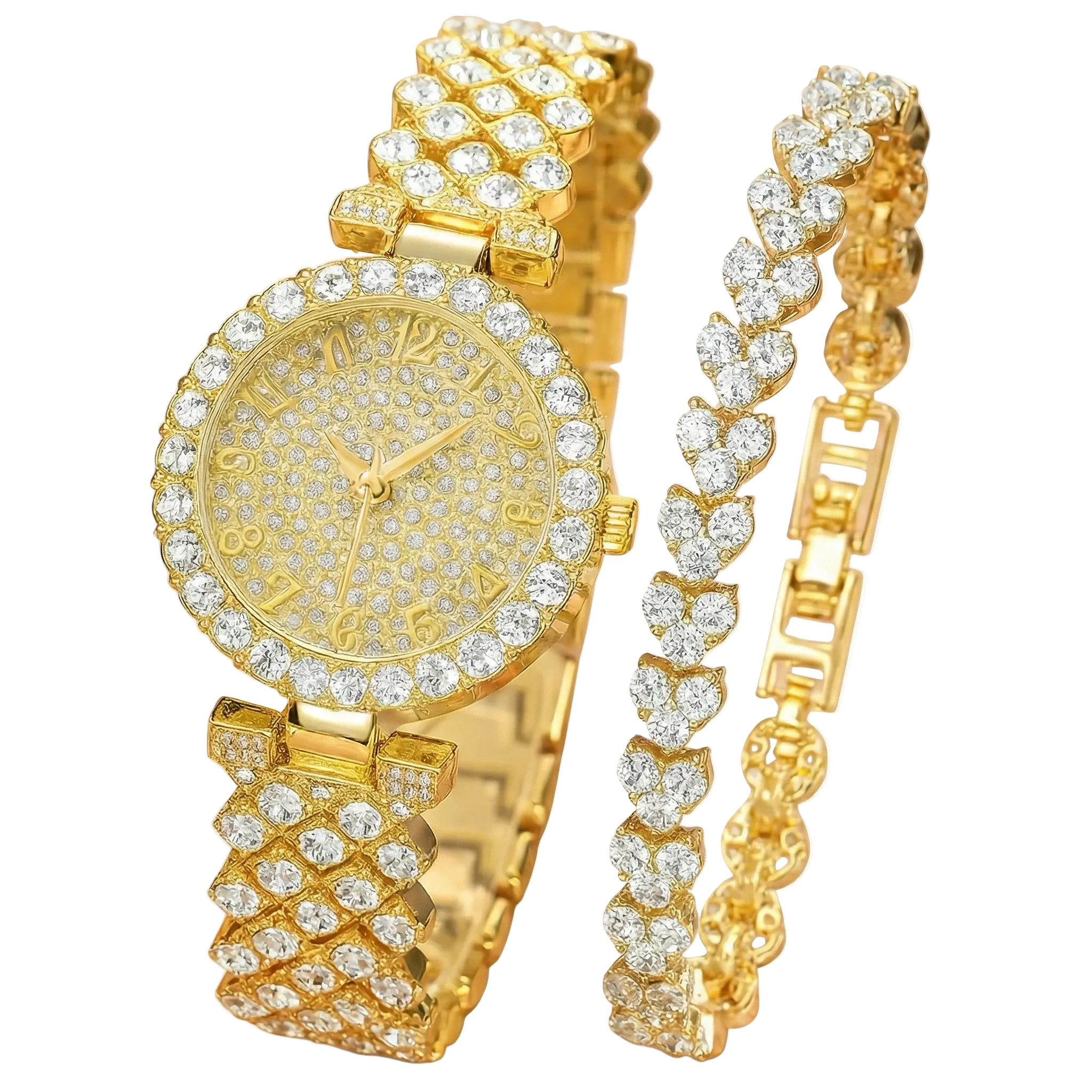 MONTRE ENSEMBLE DE BRACELETS ÉCLAT | OR