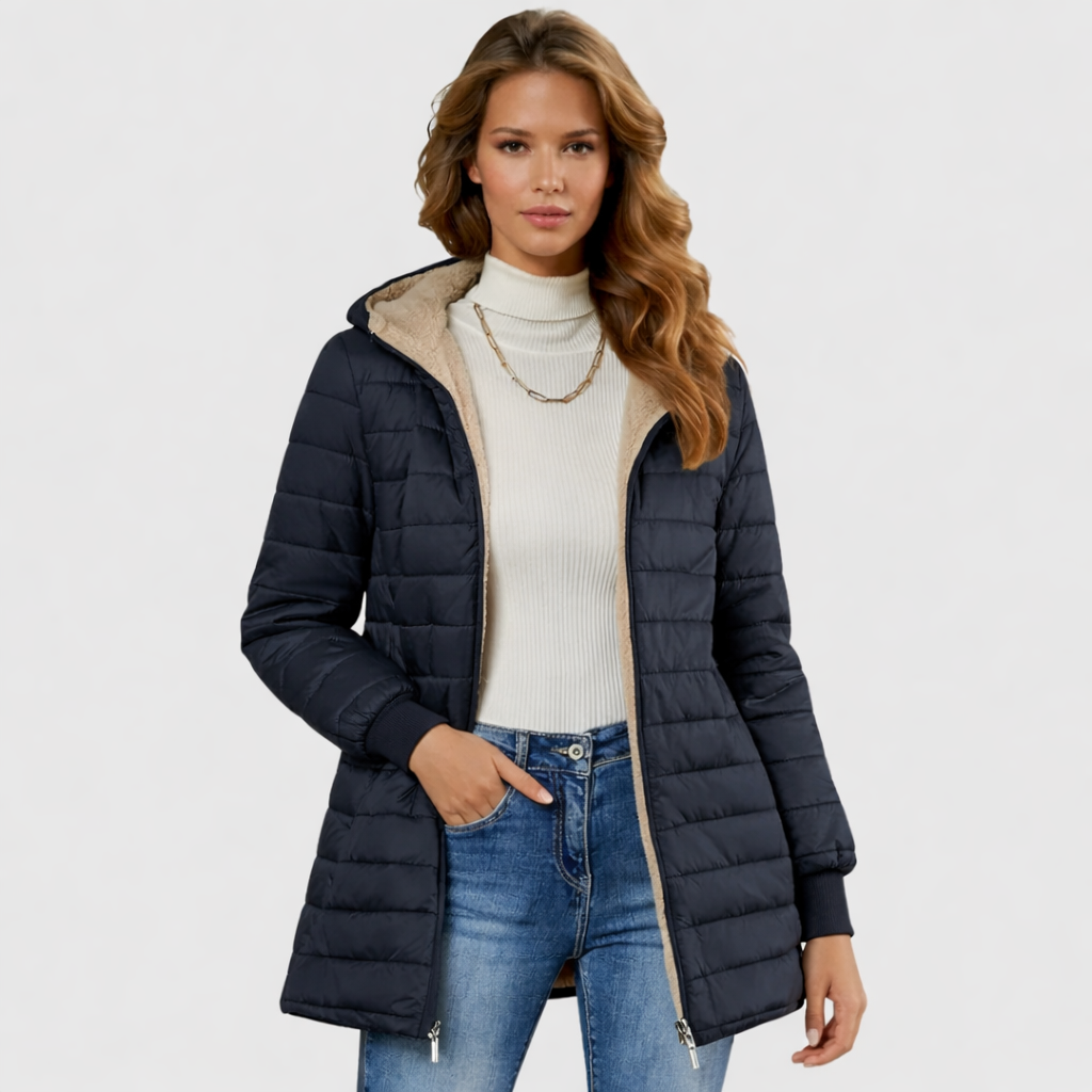 AMANDYS | MANTEAU LONG DOUBLÉ