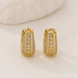 Gold Plated Bohemian Turquoise Bead Earrings