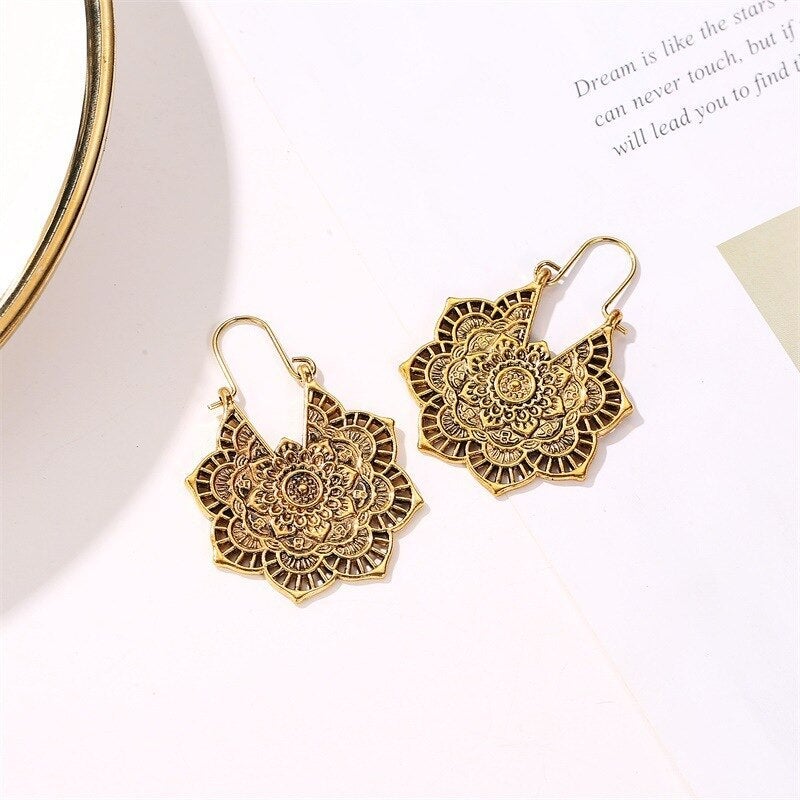 BOUCLES D'OREILLES LOTUS