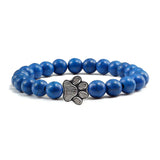 Bracelet with beaded paws