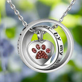 Paw Memorial Urn Necklace