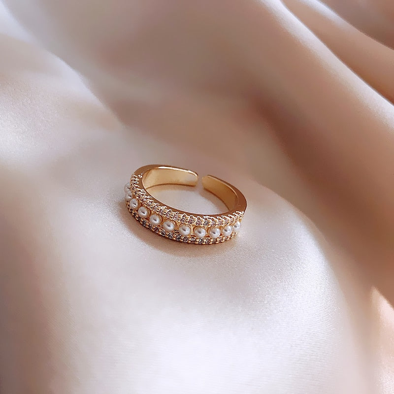 BAGUE PERLE LUXE | OR