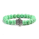 Bracelet with beaded paws