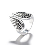 BAGUE RÉGLABLE ANGE EN 925 STERLING ARGENT