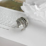 BAGUE RÉGLABLE ARGENT