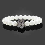 Bracelet with beaded paws