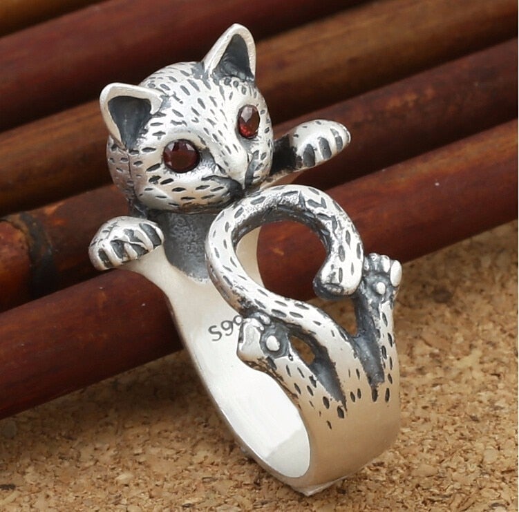 BAGUE RÉGLABLE PAINTED EN 925 STERLING ARGENT