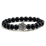 Bracelet with beaded paws