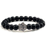 Bracelet with beaded paws