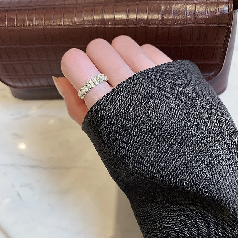 BAGUE PERLE LUXE | OR