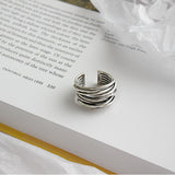 BAGUE RÉGLABLE SUPERPOSÉ | ARGENT