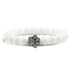 Bracelet with beaded paws