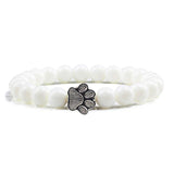 Bracelet with beaded paws