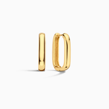 Small Gigi Hoops | White Gold