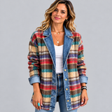 SARAH | VESTE EN JEAN PATCHWORK VINTAGE