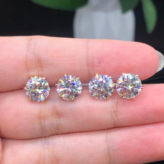 BOUCLES D'OREILLES | OR BLANC