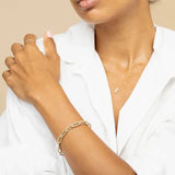 COLLIER AMOUR LETTRE INITIALE | OR BLANC
