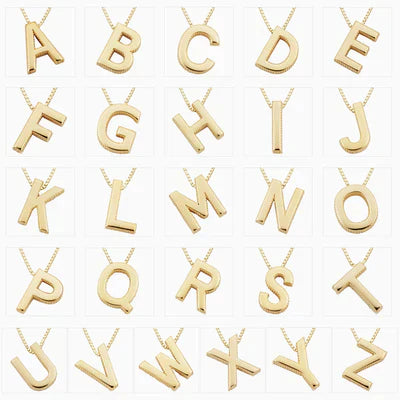 COLLIER AMOUR LETTRE INITIALE | OR
