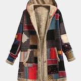 JADE | VESTE POLAIRE PATCHWORK VINTAGE