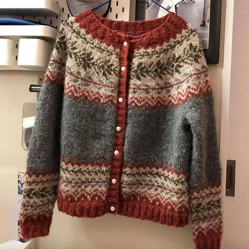 JESSICA | GILET TRICOTÉ VINTAGE