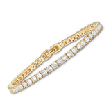 Moissanite Tennis bracelet  Gold