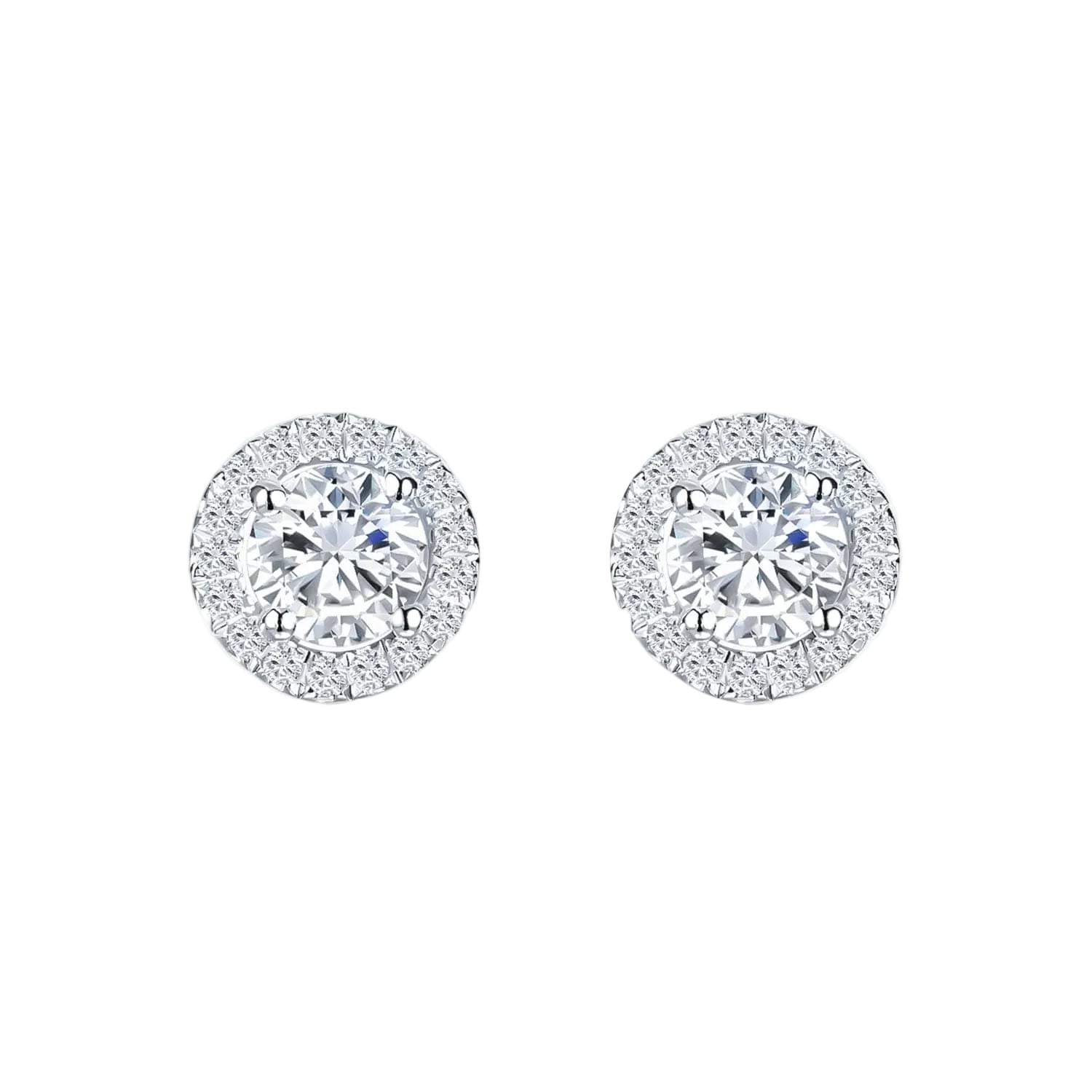 BOUCLES D'OREILLES | OR BLANC