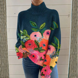 PULL COL ROULÉ | ROSE