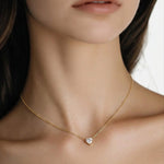 Collier Cœur Moissanite
