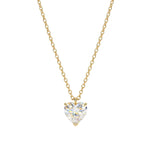 Collier Cœur Moissanite