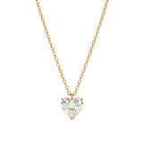 Collier Cœur Moissanite