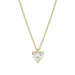 Collier Cœur Moissanite