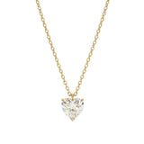 Collier Cœur Moissanite