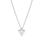 Collier Cœur Moissanite